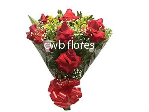 Arranjo de rosas vermelhas