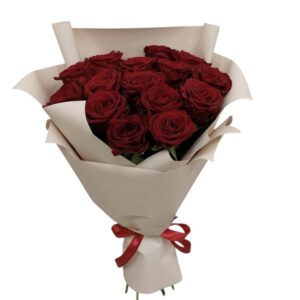 Arranjo com 20 rosas