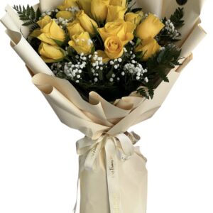 Arranjo de rosas amarelas