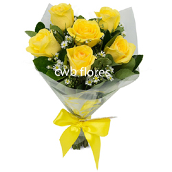 Buquê de rosas amarelas