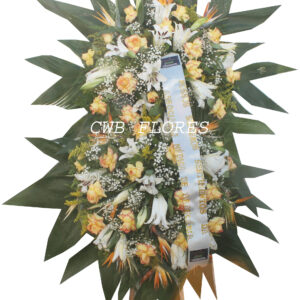 Coroa de flores de luxo