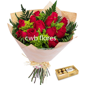 Rosas e chocolates