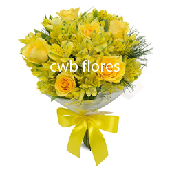 Buquê de rosas amarelas