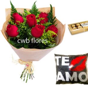 Flores e chocolates