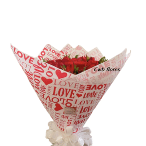Buquê grande de rosas