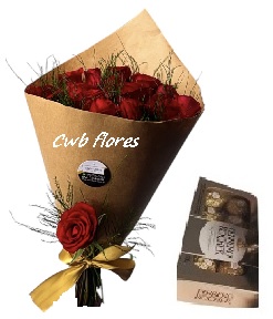 Rosas e chocolates