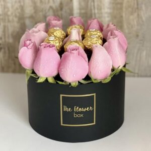 Presente de Aniversário com Flores