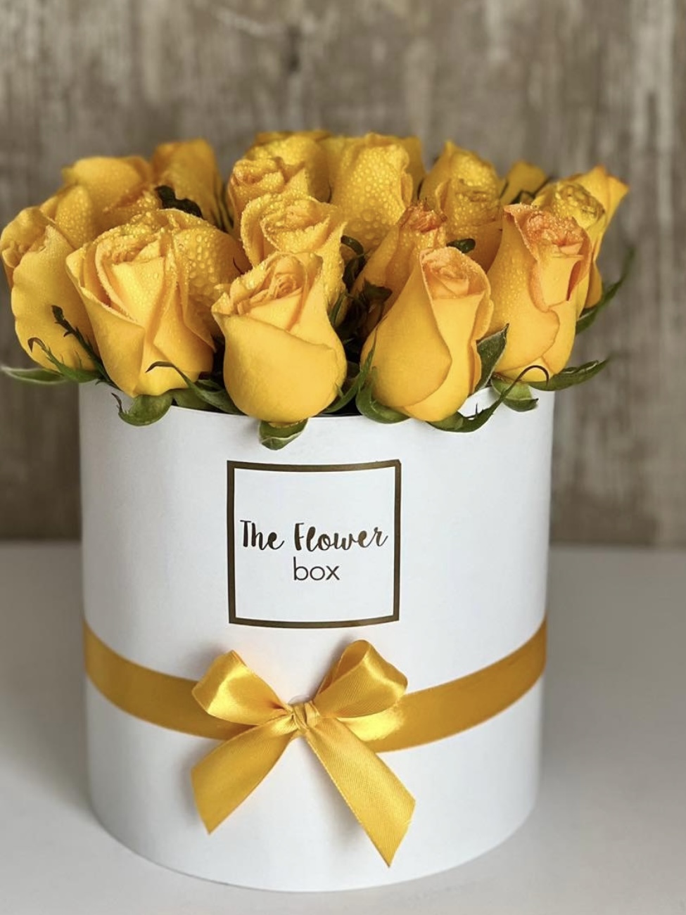 Rosas amarelas para presente