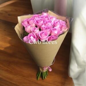 Buquê de Rosas Cor-de-Rosa