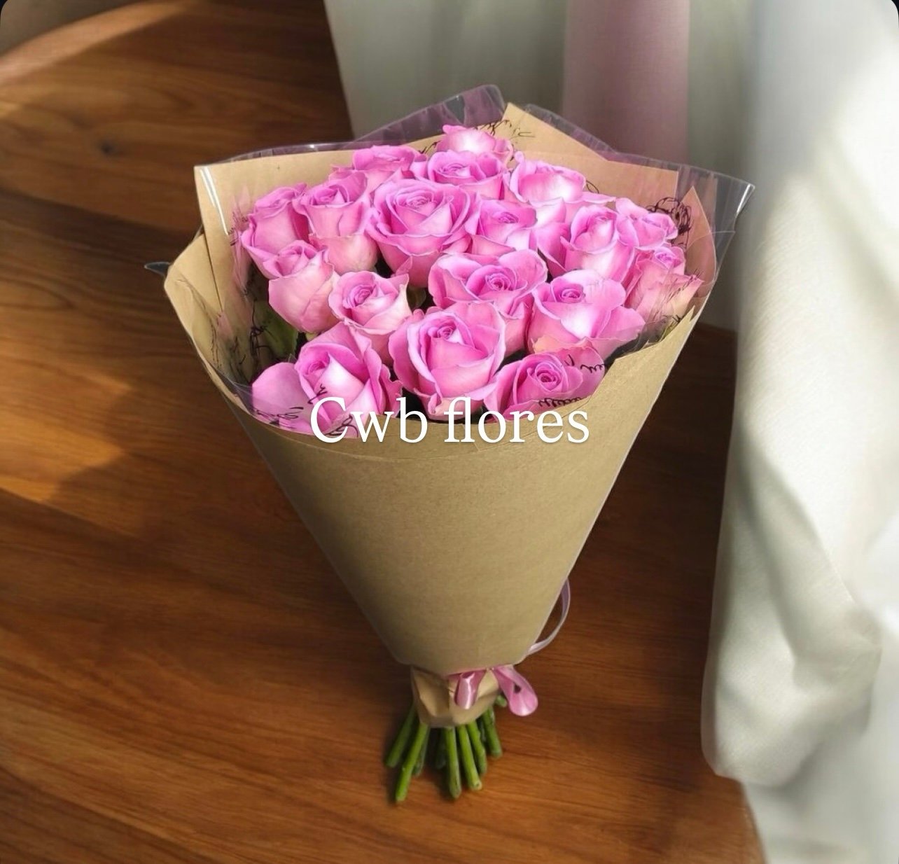 Buquê de Rosas Cor-de-Rosa