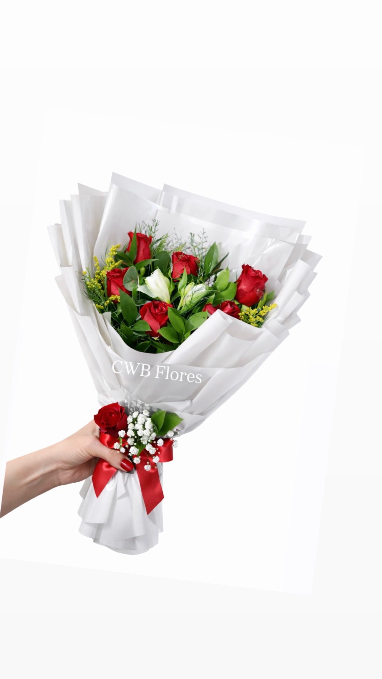 Arranjo de rosas vermelhas