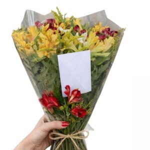 Misto de fores do campo