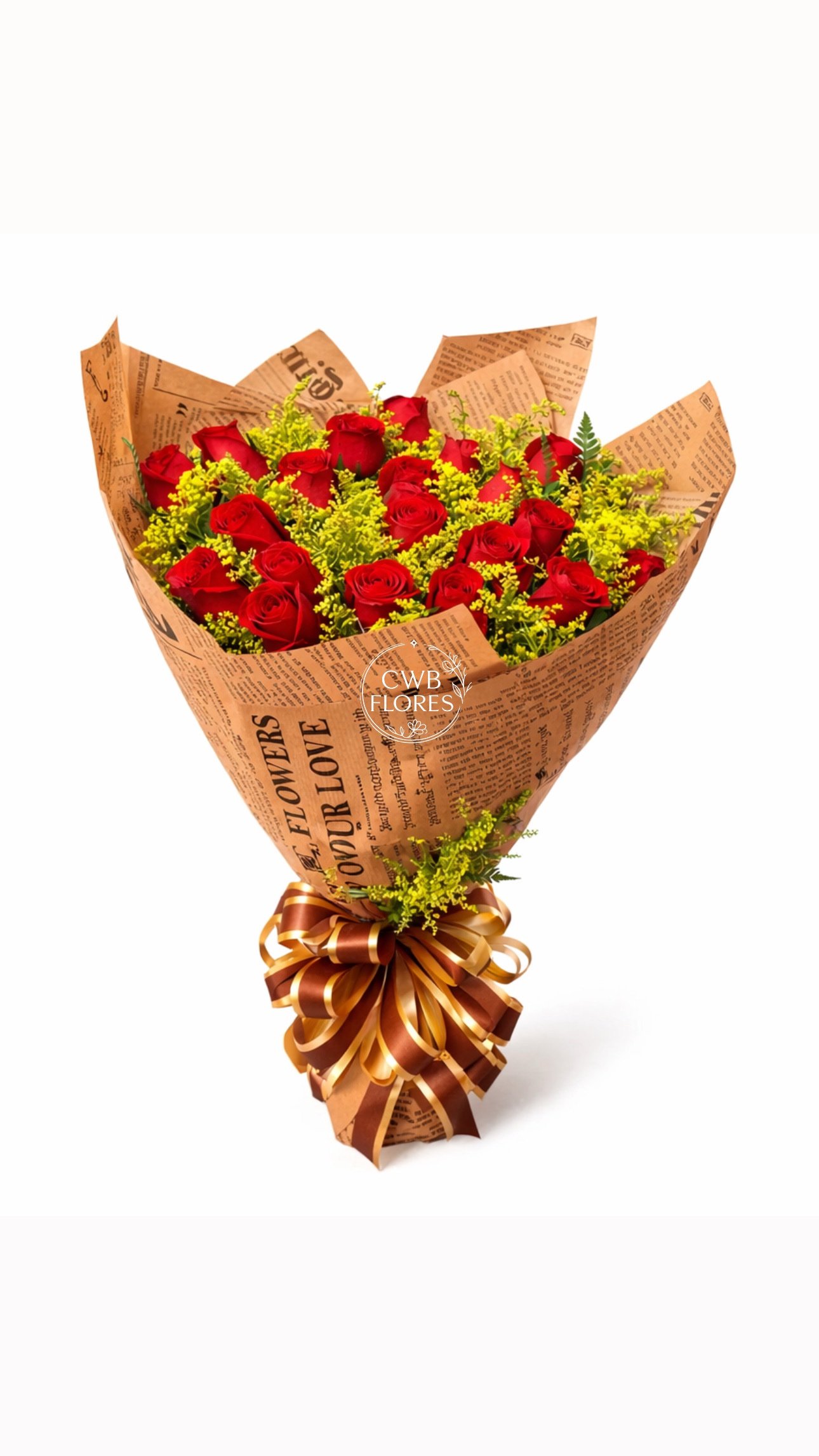 Buquê de rosas vermelhas